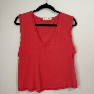 WE THE FREE Red Sleeveless Top